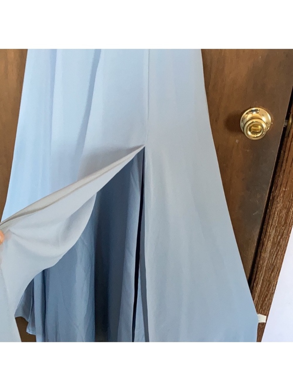 Celebrate db studio long gown w slit evening wedding event prom dress size 6 - Picture 9 of 16